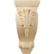 Ekena Millwork 2 5/8"W x 3 3/4"D x 6 5/8"H Small Fig Leaf Corbel, Maple COR02X03X06FIMA - alternate 3